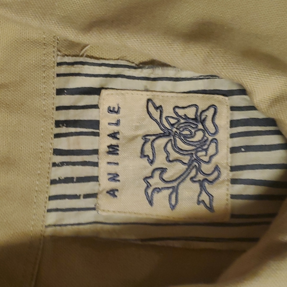 Animale Crop Button Down Jacket Size 8 - image 5